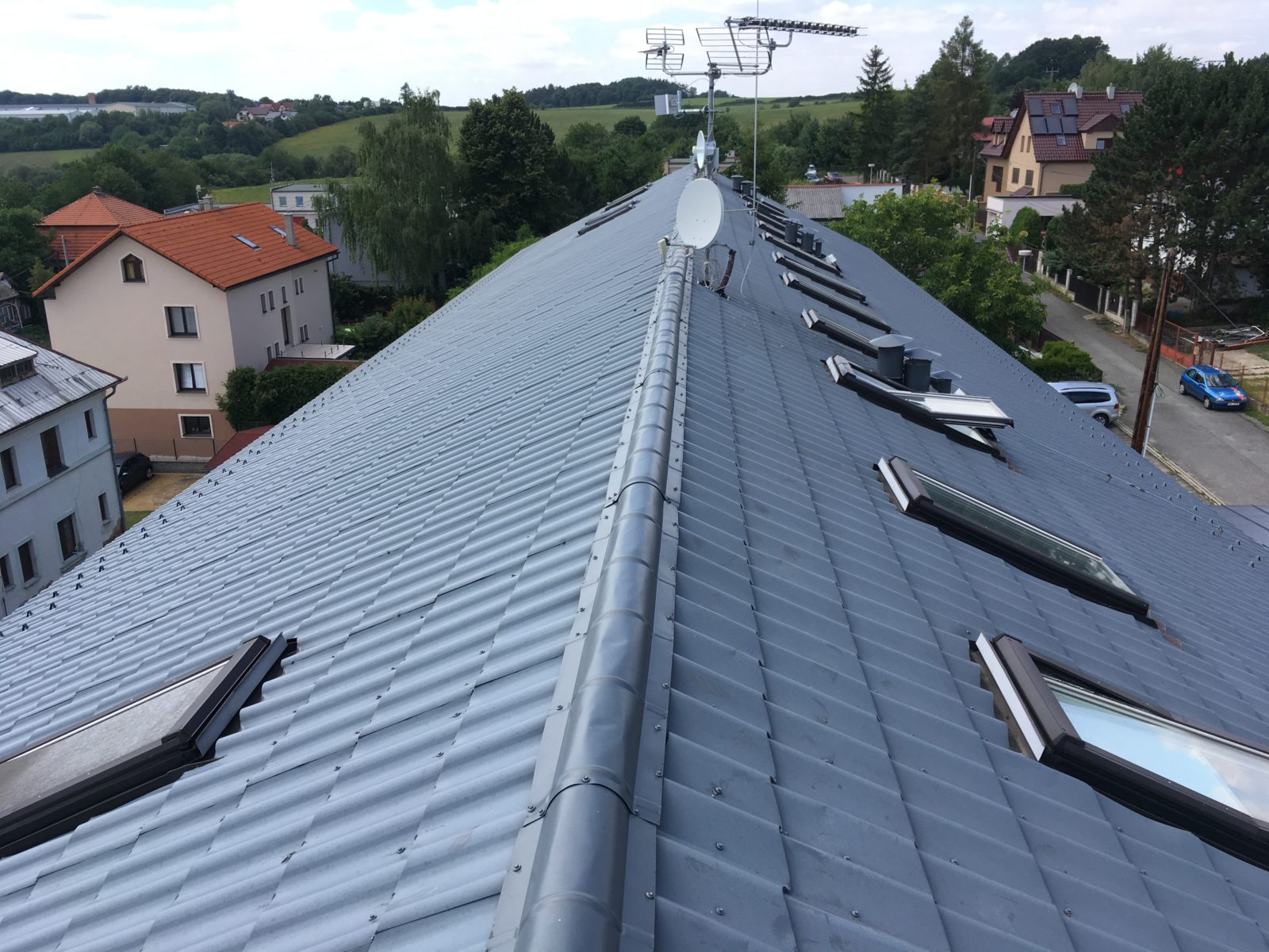 rekonstrukce a zateplení střechy praha